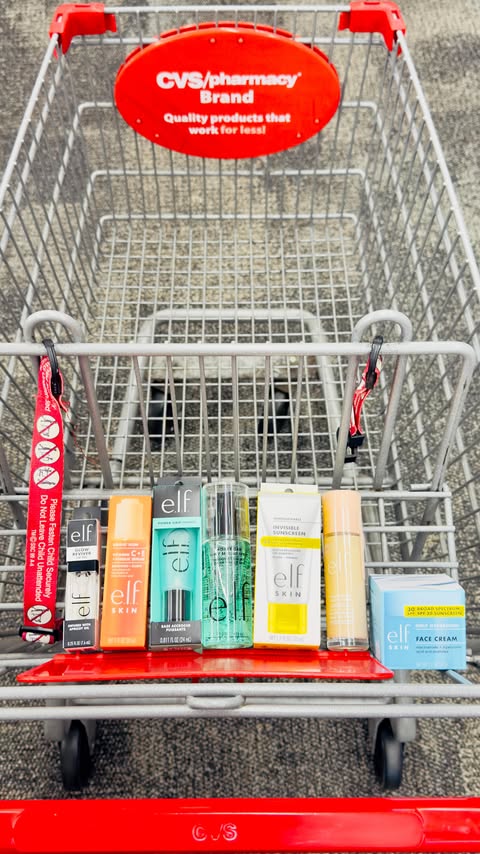 Instagram post by an influencer for CVS Pharmacy. Caption reads: The CVS Epic Beauty Sale is live and it’s the....