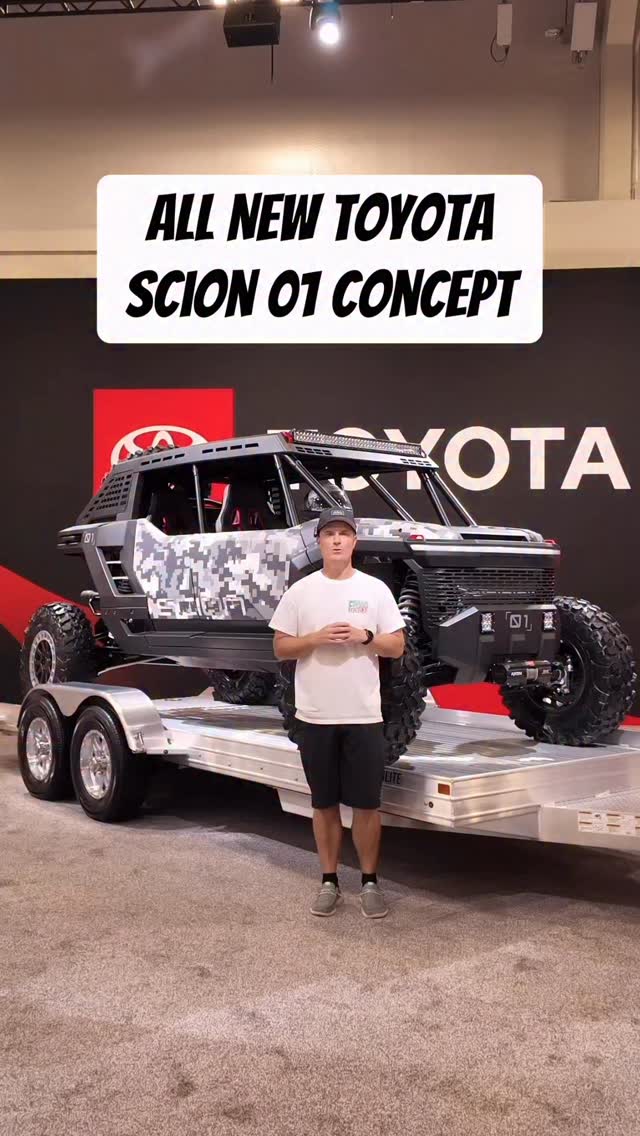 Instagram post by @trd.jon for Toyota USA. Caption reads: Toyota just entered the SXS world with the all-new....