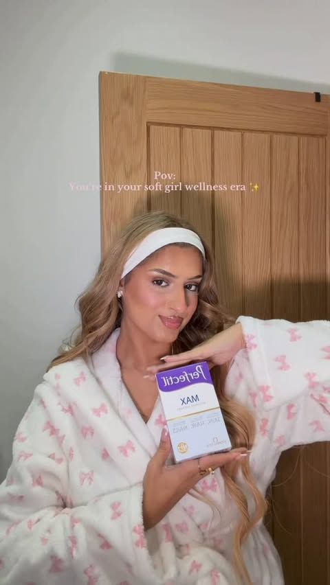 Instagram post by @kayenaatt for Perfectil. Caption reads: [...] to support from the inside out ✨ Perfectil....