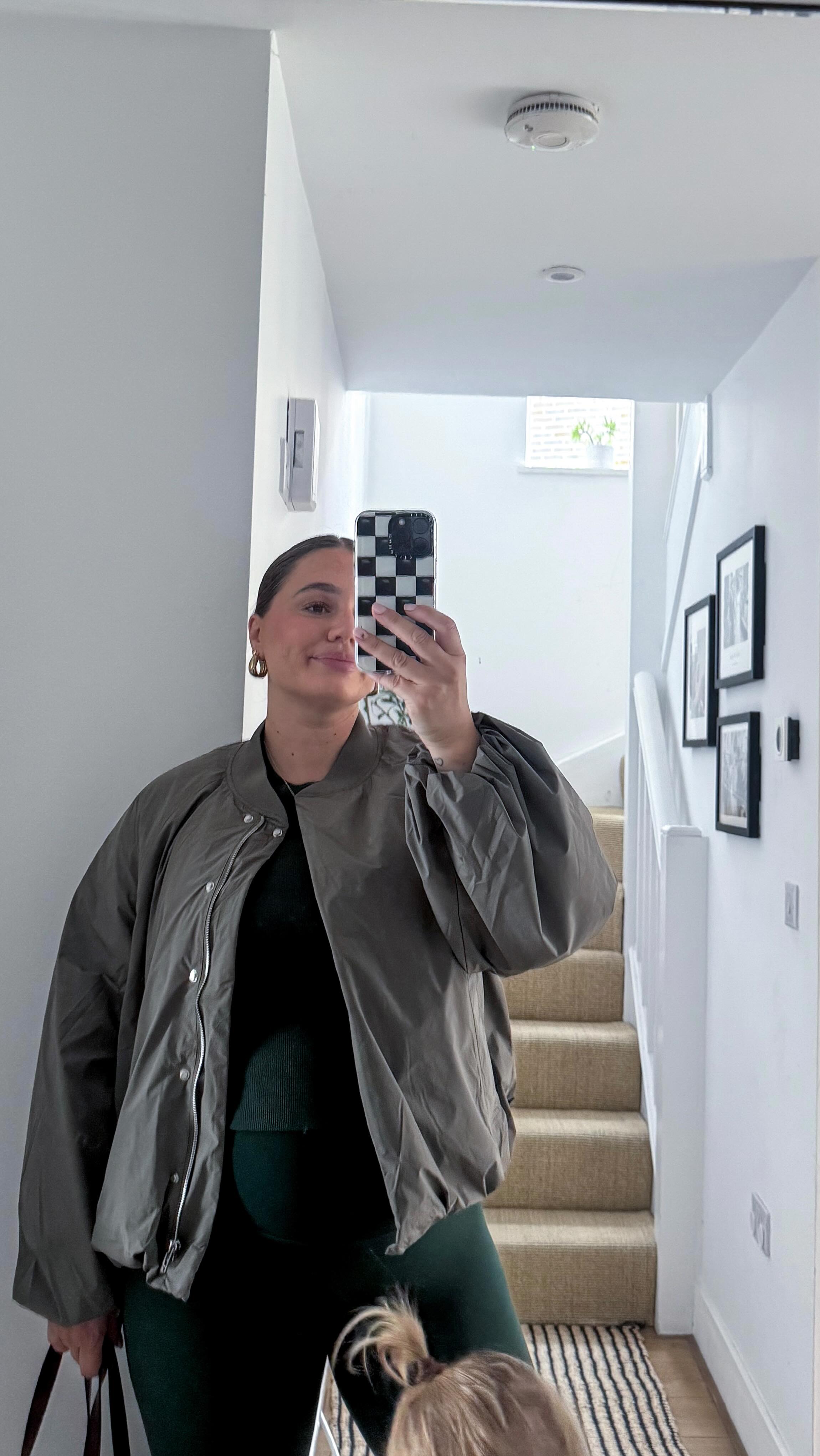 Instagram post by @gracesurguy for WAT THE BRAND. Caption reads: Pilates and then errands with @watthebrand can we....