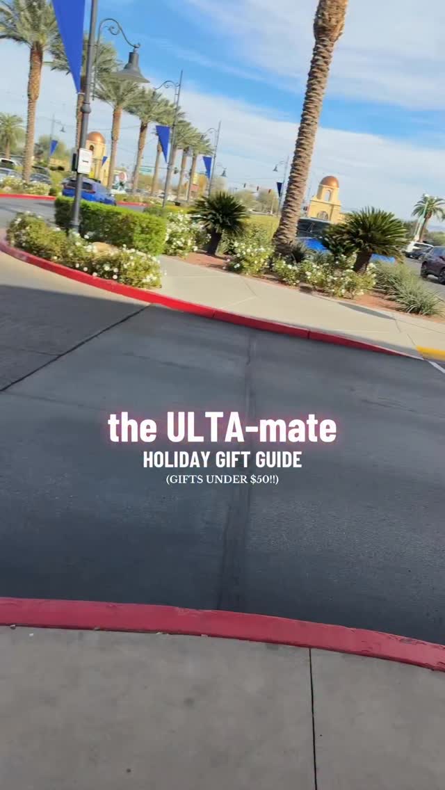 Instagram post by @kristynhoffman for FENTY SKIN. Caption reads: #UltaBeautyPartner The ULTA-mate gift guide for....