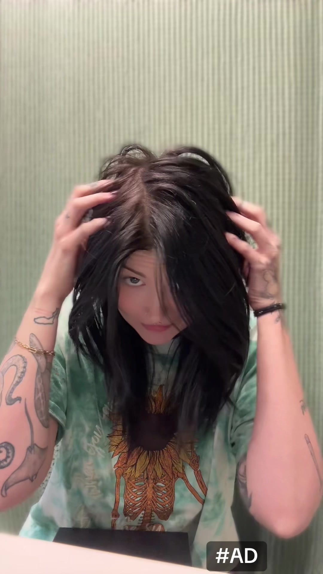 TikTok post by @siiriparkss for Verb Products. Caption reads: @SalonCentric @Verb Products 👻 #SCxVerbOct25....