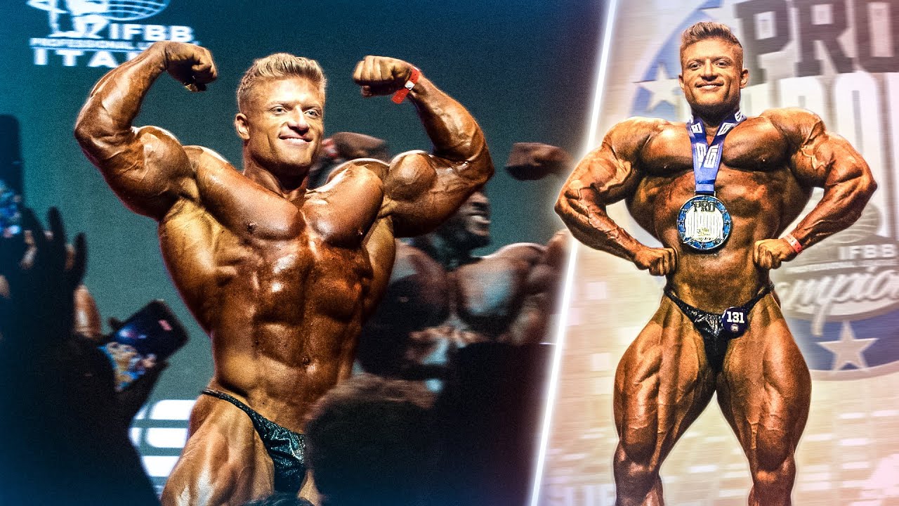 YouTube post by @UrsKalecinski for More Nutrition. Caption reads: Winning the Open Pro in Offenbach.