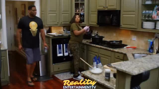 Instagram post by @realityentertainmenttv for We TV. Caption reads: ‘The Braxtons’ — Season 2 | Trina questions Von....