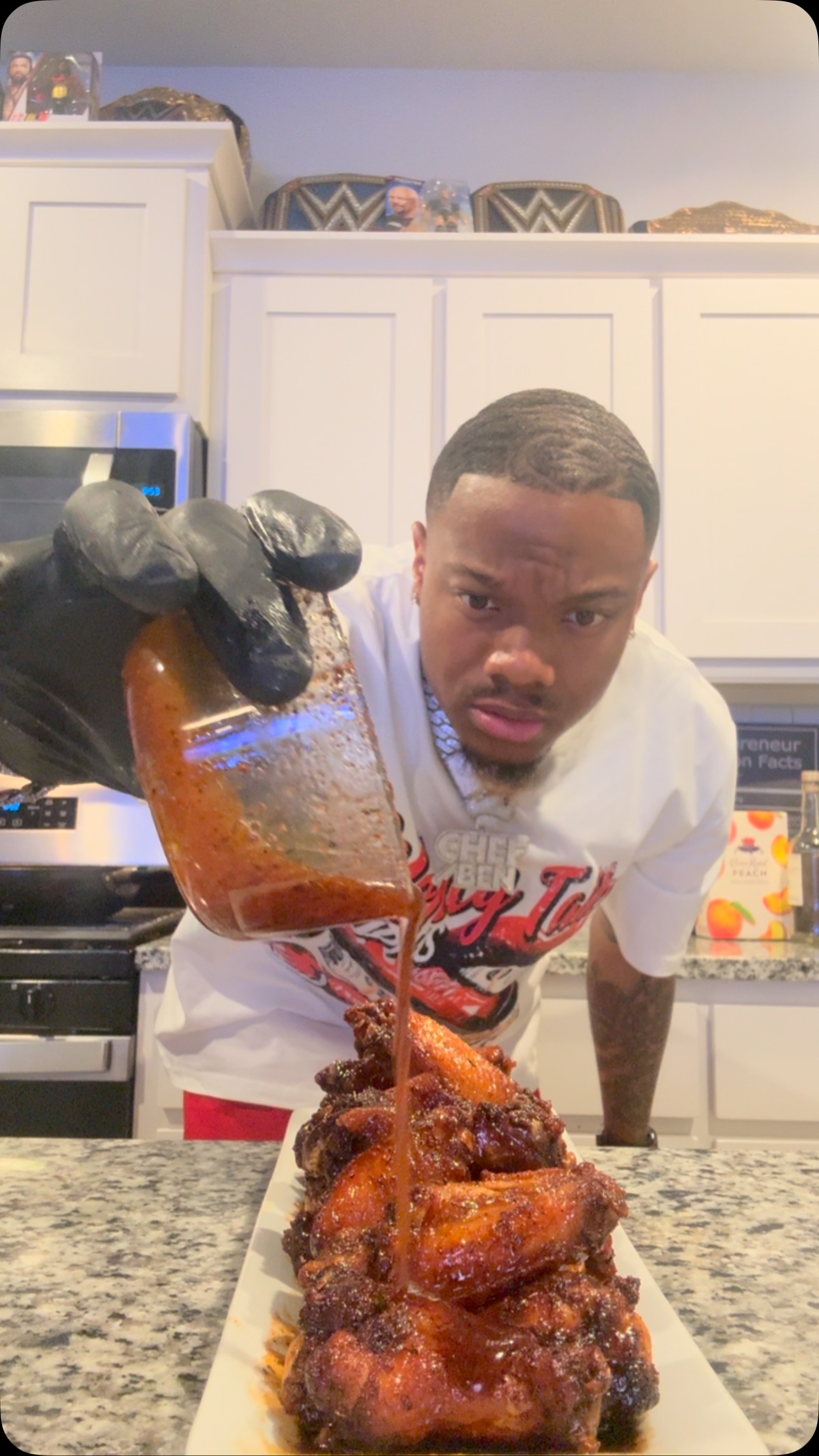 Instagram post by @officialchefbenjamin for Hennessy. Caption reads: THAT HENNESSY & HONEY LOVE 💦
HOW YOU LIKE YOUR....