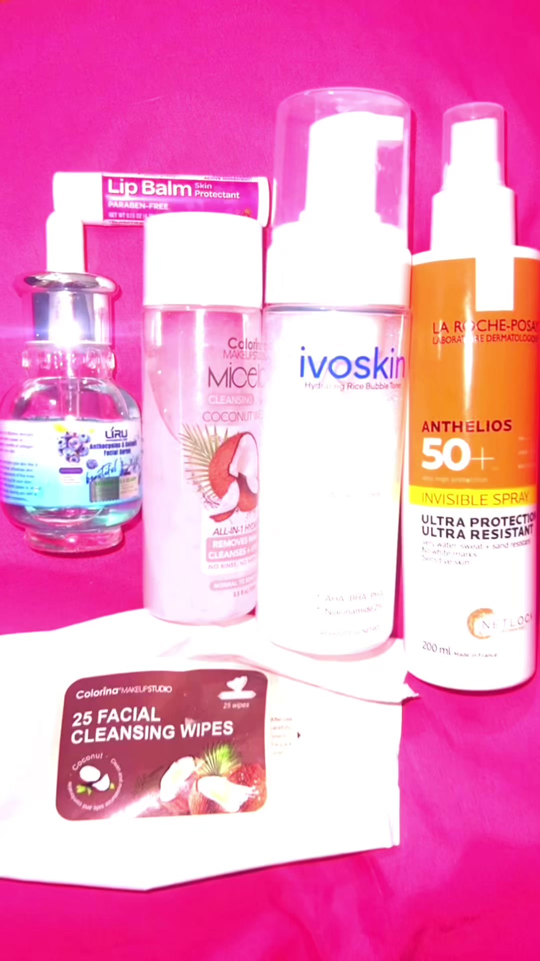 TikTok post by @the_skinnyperalta for Ivoskin. Caption reads: [...] Sérum facial Liru:@Liru Tónico....