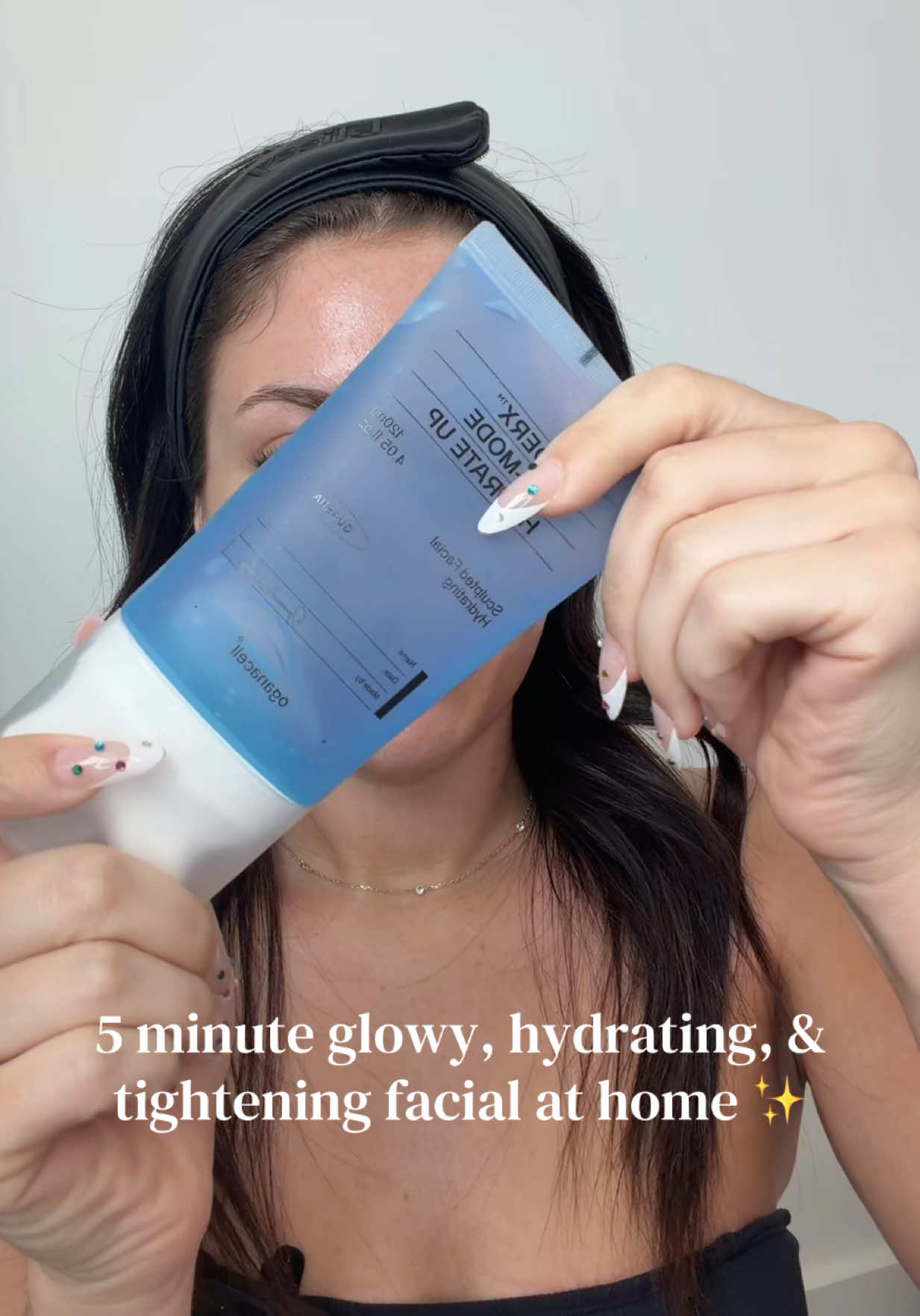 TikTok post by @simonedubree for Oganacell. Caption reads: [...] #guasha #koreanskincare @oganacell US.