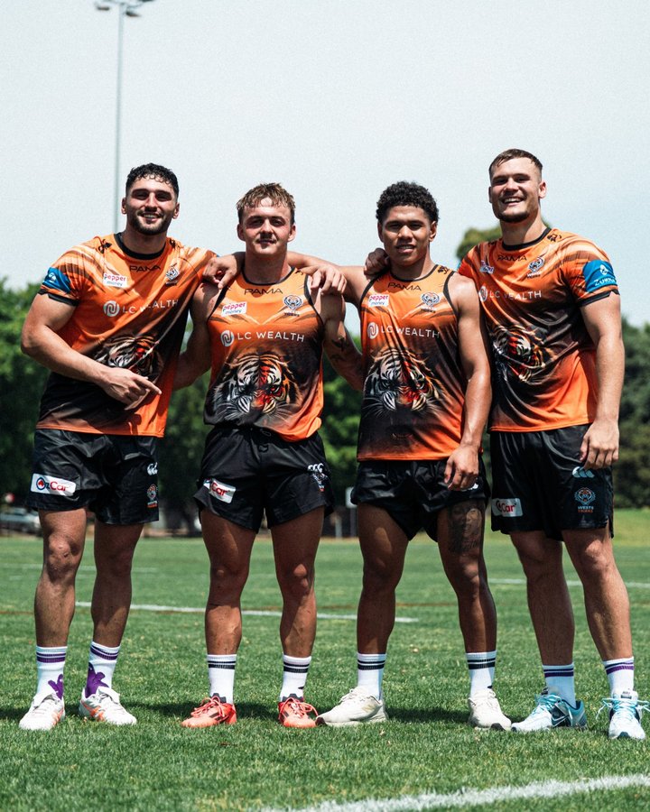 Instagram post by @nrl_weststigers for McDonald's Australia. Caption reads: McHappyDay is today! Head to your local....