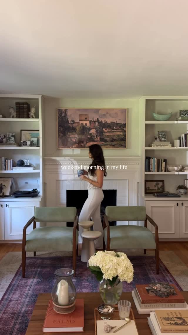 Instagram post by @mariannesides for Electrolux. Caption reads: Weekend mornings are my favorite… coffee, tidying....