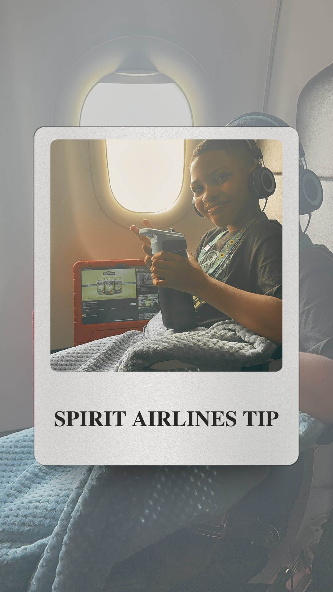 Instagram post by @autismspectrumadventures for Spirit Airlines. Caption reads: 💙💙 {save|share}

𝑺𝒑𝒊𝒓𝒊𝒕 𝑨𝒊𝒓𝒍𝒊𝒏𝒆....