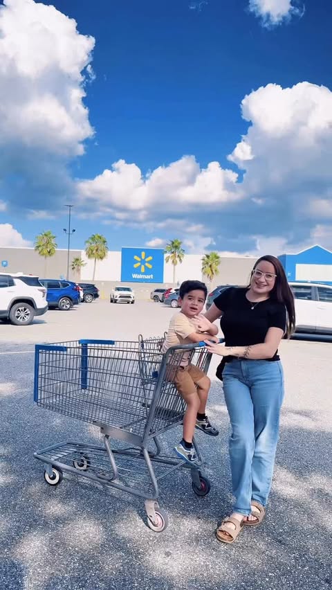 Instagram post by @ericaamarks for Amara Organic Foods. Caption reads: #ad Amara just got bigger at Walmart and I’m....