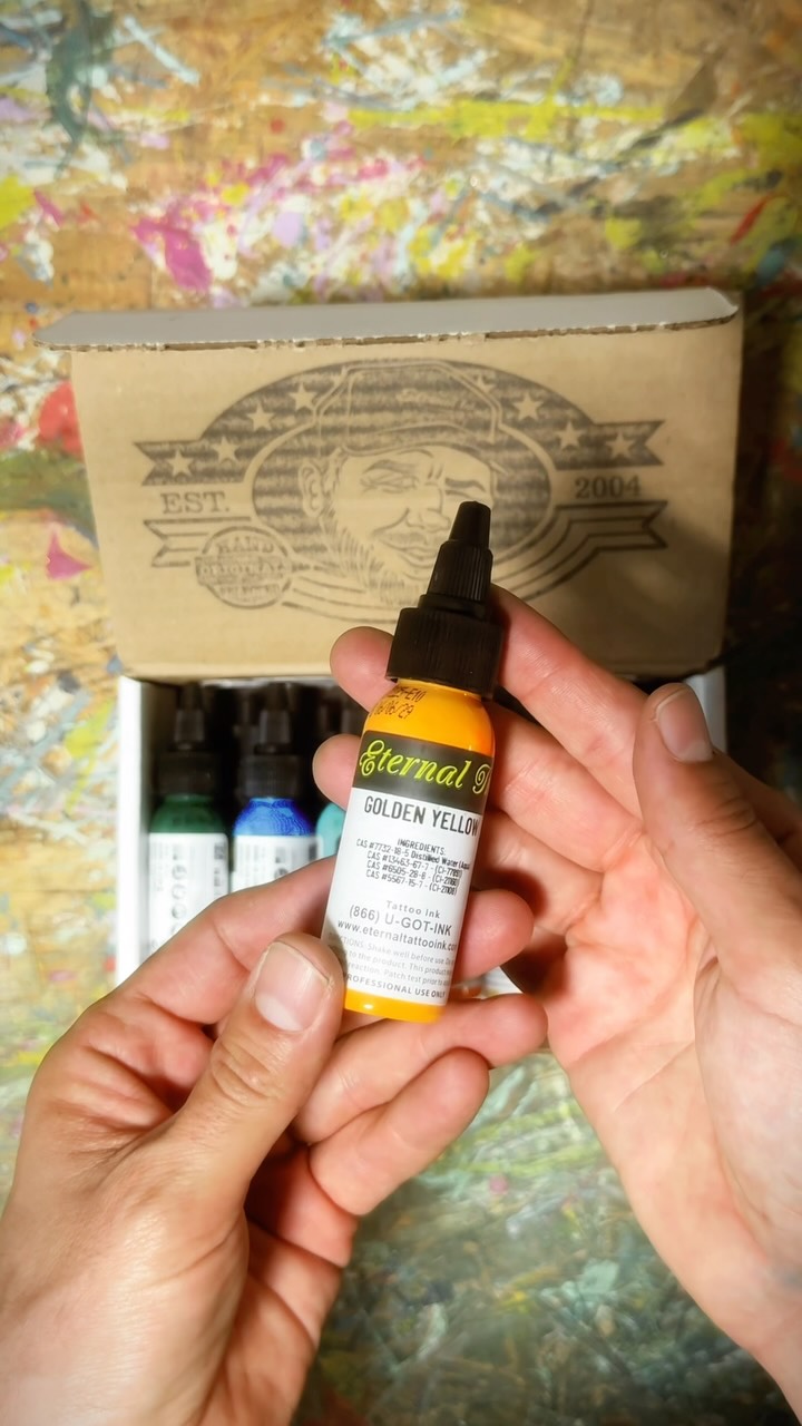 Instagram post by @bryan_sanchezm for Eternal Ink. Caption reads: Excited and honored receiving this commemorative....