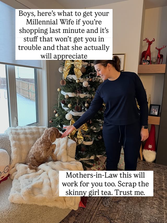 Instagram post by @heyjanellemarie for Shoppers Drug Mart. Caption reads: Send this to your man, and his mom. And Comment....