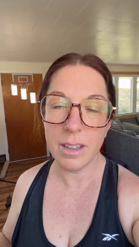 Instagram post by @immrsspacecadet for Reebok. Caption reads: [...] throw my back out, sign me up. The new....