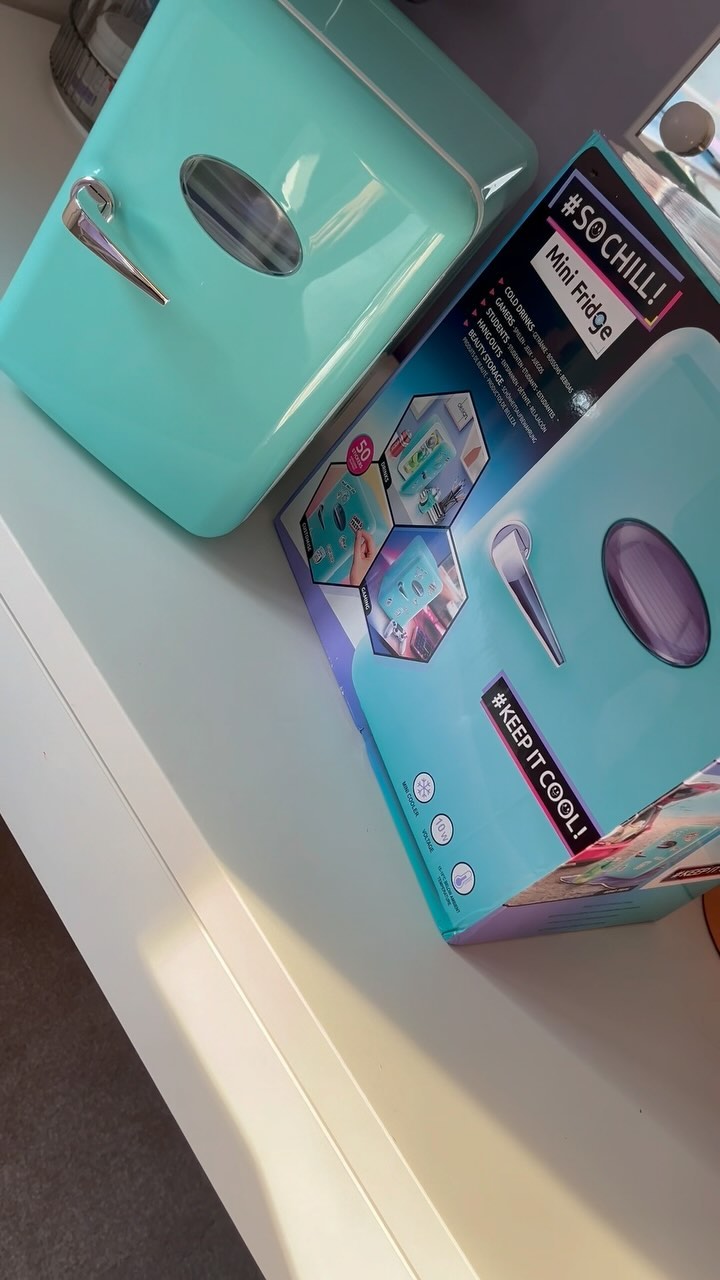 Instagram post by @bfamilydiaries for CANAL TOYS. Caption reads: AD| Stay Cool with the So Chill Mini Fridge by....