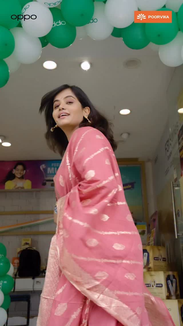 Instagram post by @mayurikyatari for Poorvika. Caption reads: Celebrate an unforgettable Diwali by shopping your....