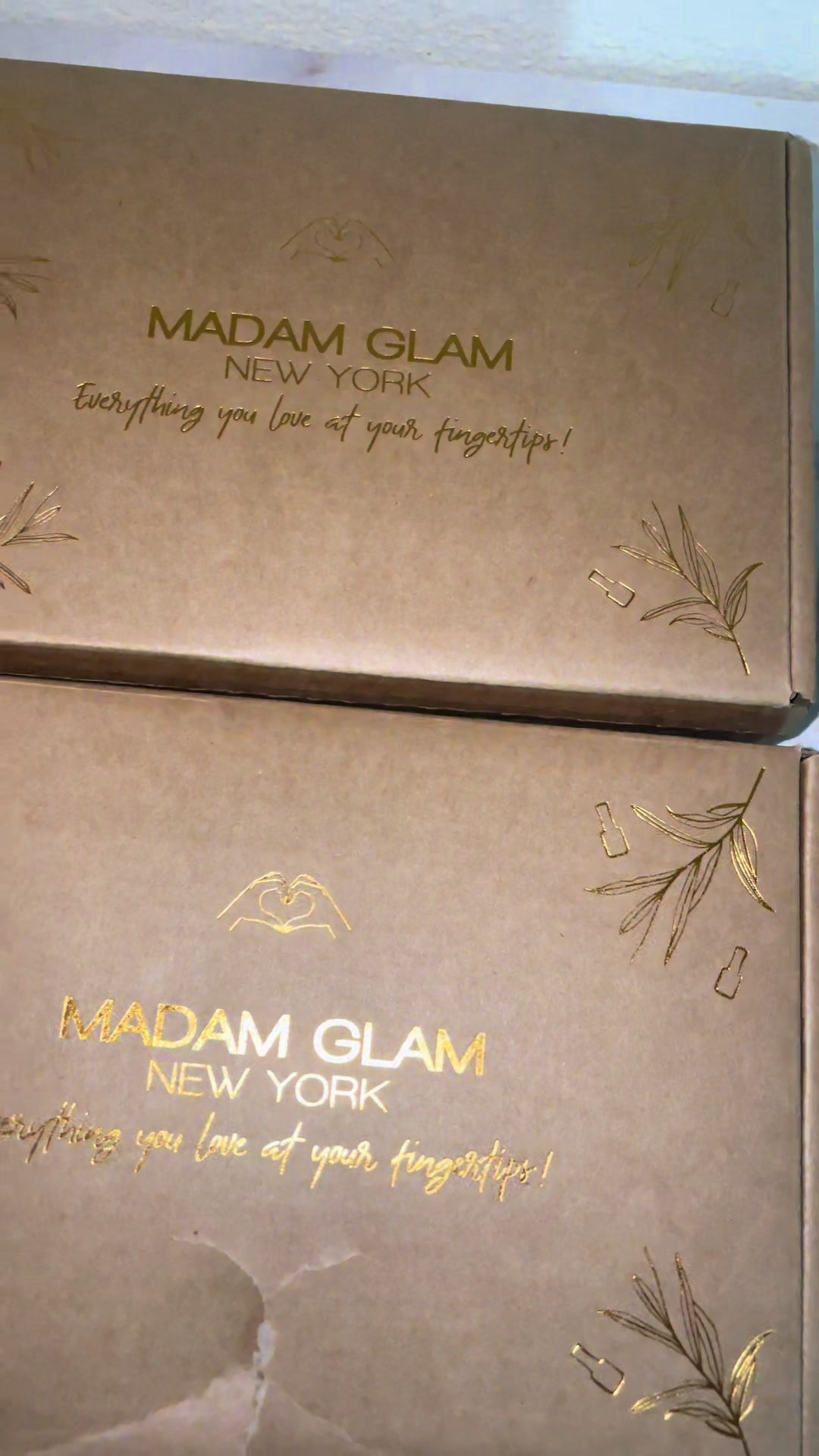 TikTok post by @verenisee01 for Madam Glam. Caption reads: Can’t wait to try these out 💅 Use code :....