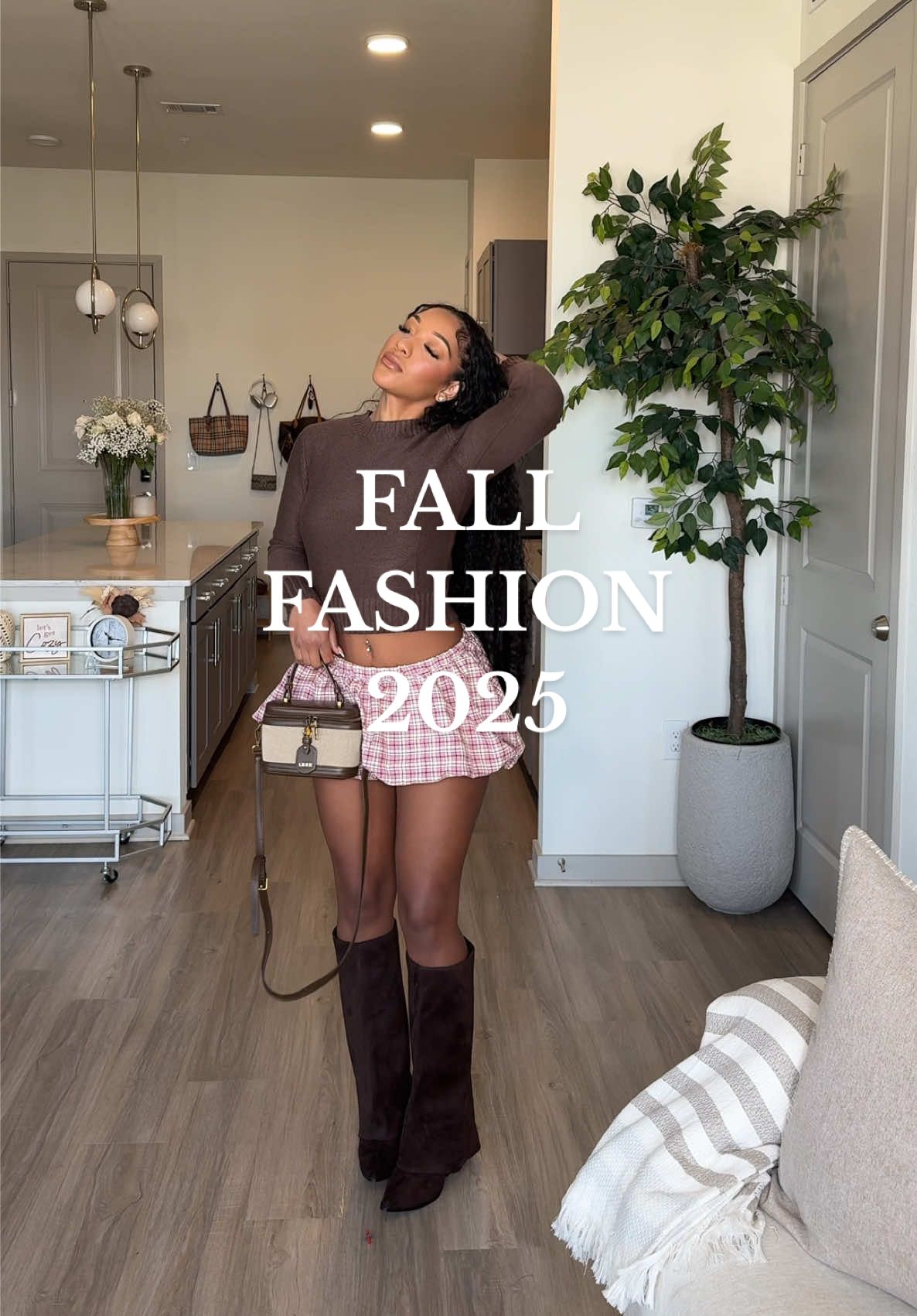 TikTok post by @cec_marie95 for Zeagoo. Caption reads: Outfits i’m wearing this fall 2025🍁🍂☕️🤎 Styling....