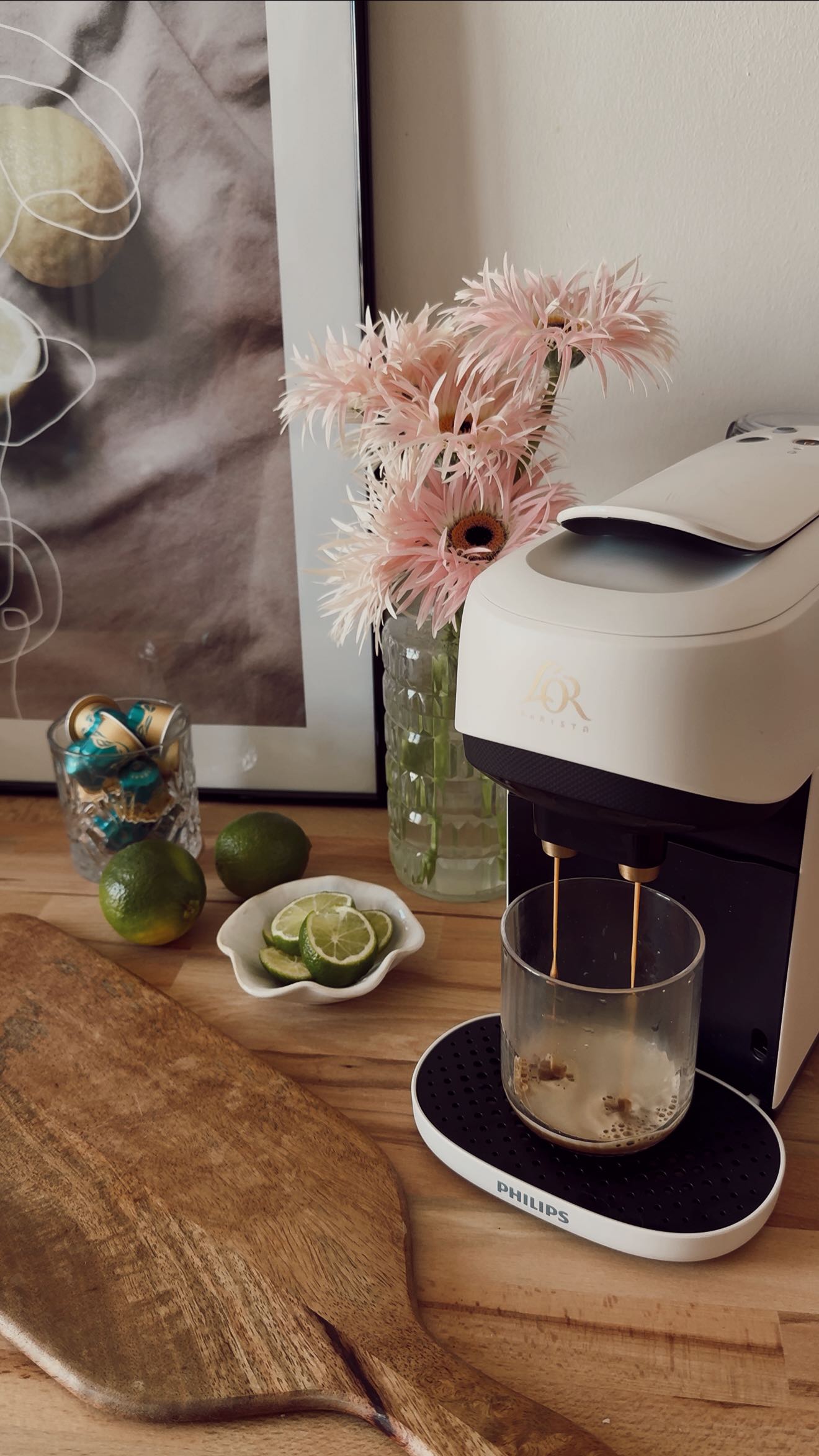 Instagram post by @benedicte_ct for LOR Espresso. Caption reads: 🍋 L’été, j’adore préparer cette recette à mes....