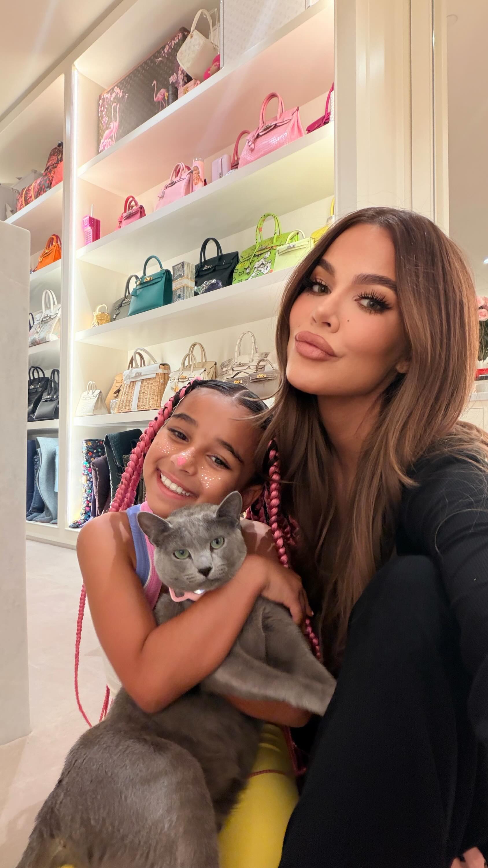 Instagram post by @khloekardashian for KhloudFoods. Caption reads: It’s official! Khloud is now available on Amazon.....