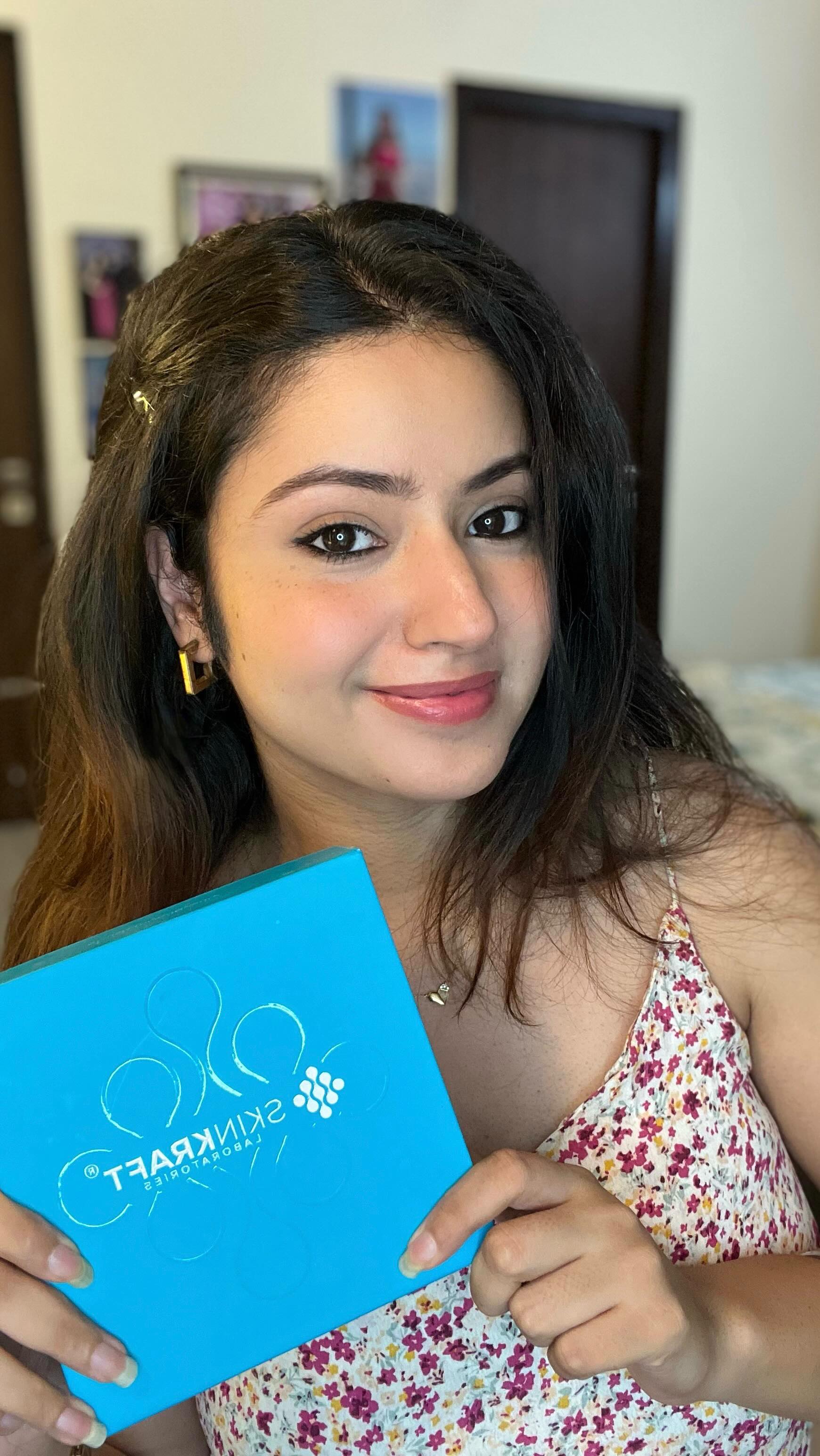 Instagram post by @baniiwaliaa for SkinKraft. Caption reads: ✨ Skincare that knows your skin ✨
Tried....