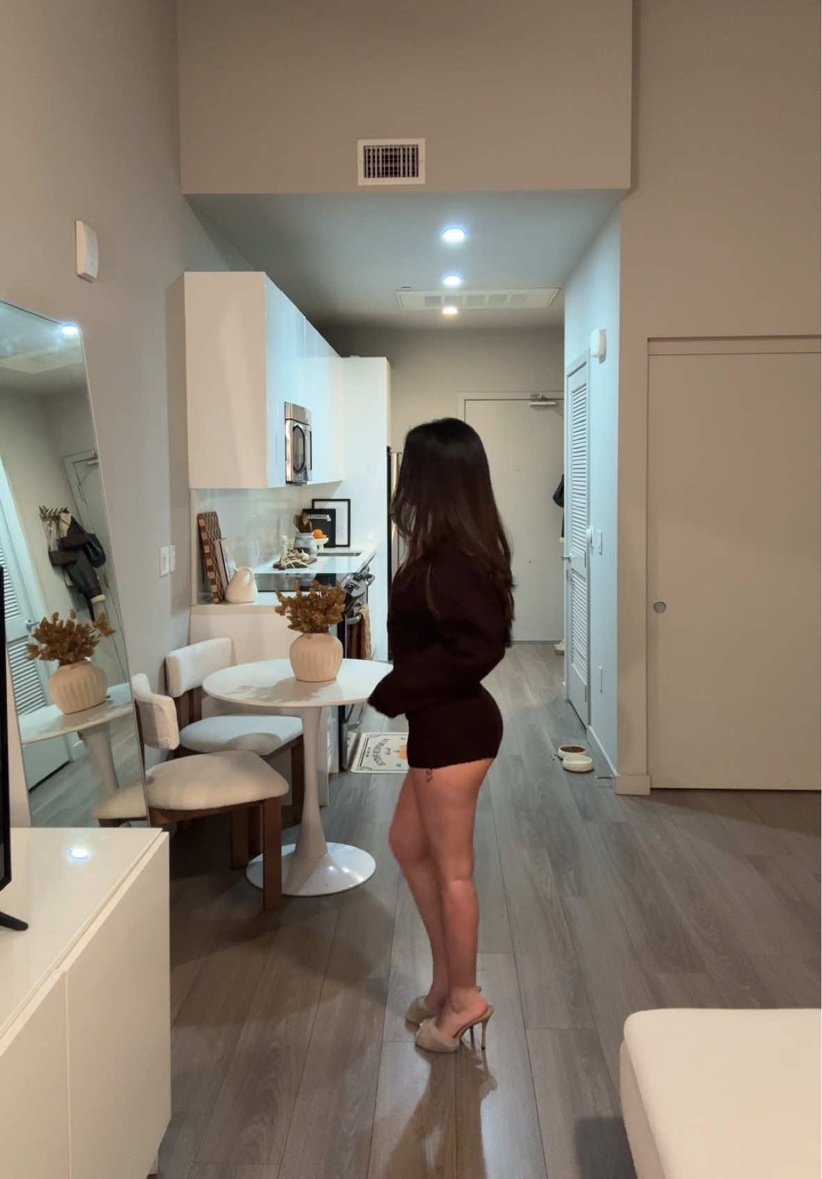 TikTok post by @gisseldoll for Naked Wardrobe. Caption reads: Date night in @Naked Wardrobe 🫶🏻 [...].