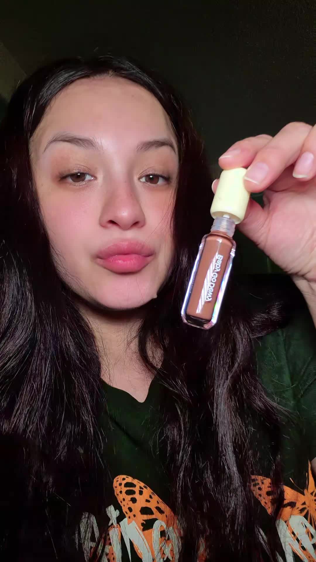 TikTok post by @angelicaluv1 for Babygodewy Beauty. Caption reads: [...] #frecklestutorial #fyp #freckle....