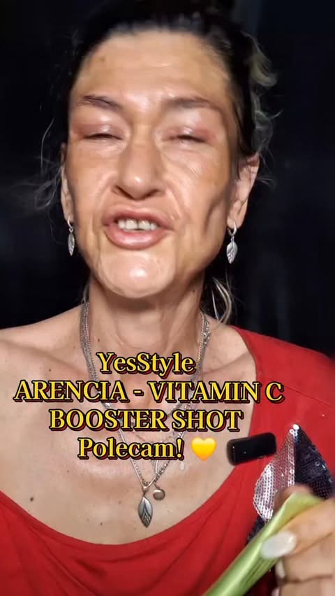 Instagram post by @kiler_nails for YesStyle. Caption reads: @yesstyle @arencia_global - VITAMIN C BOOSTER....