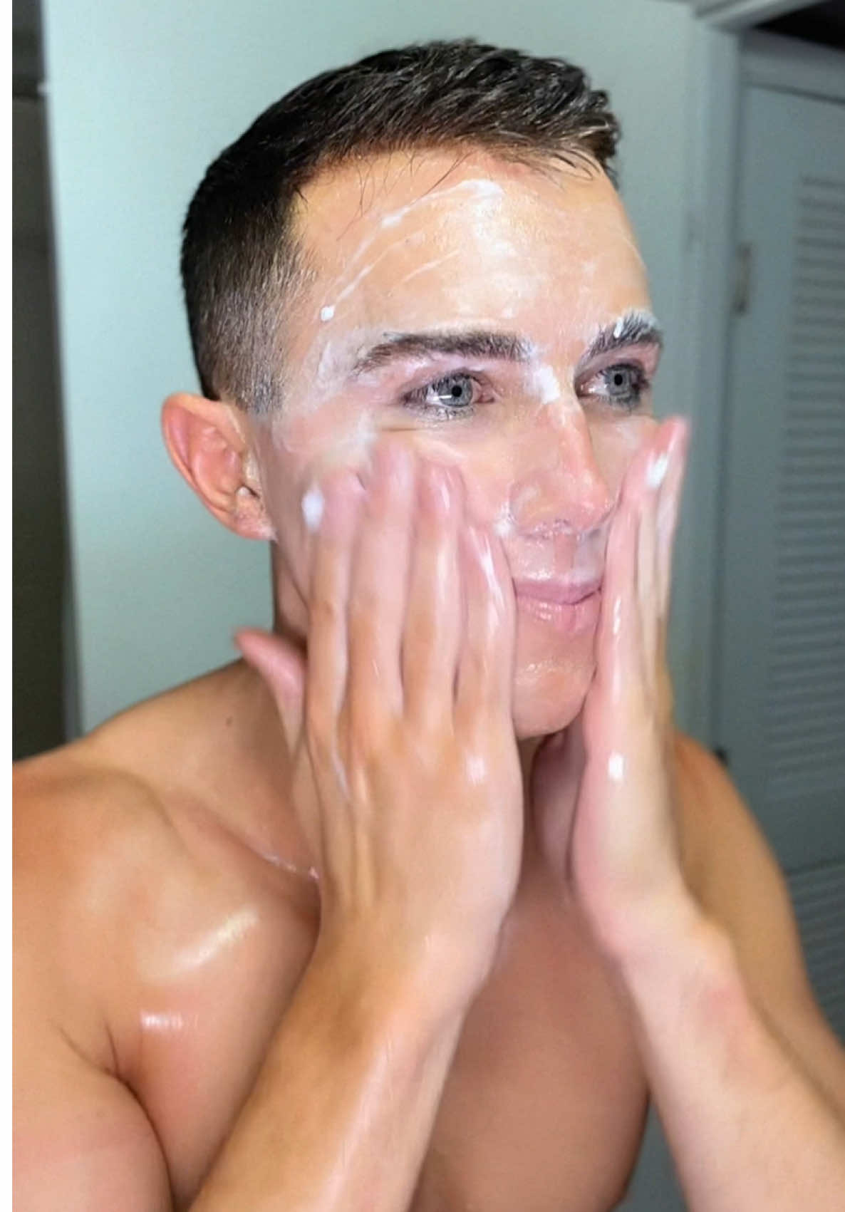 TikTok post by @sugarsolay for John Frieda. Caption reads: [...] toner, @Beauty of Joseon glow serum, @John....