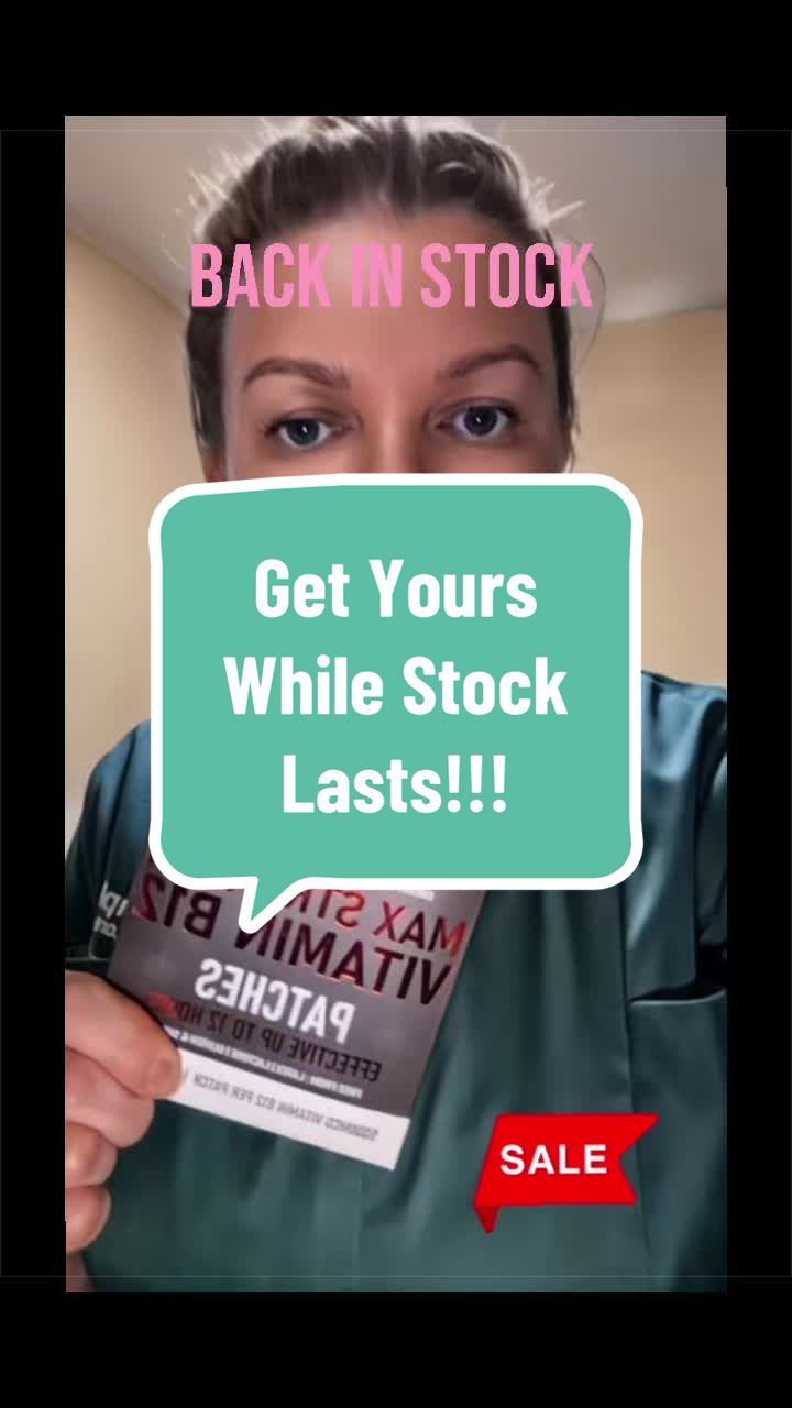 TikTok post by @asta.with.mj for Stronglife. Caption reads: [...] up as its always out of Stock!! B12!!....