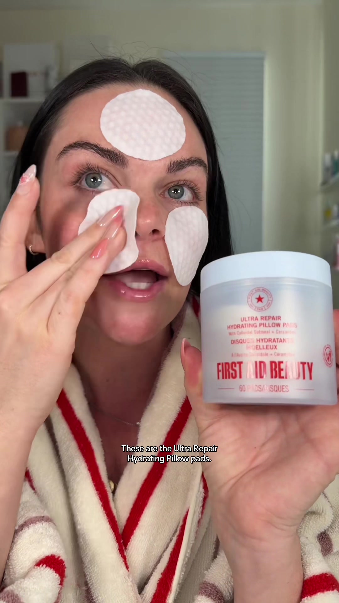 TikTok post by @kristynhoffman96 for First Aid Beauty. Caption reads: The ultimate dynamic duo from @First Aid Beauty....