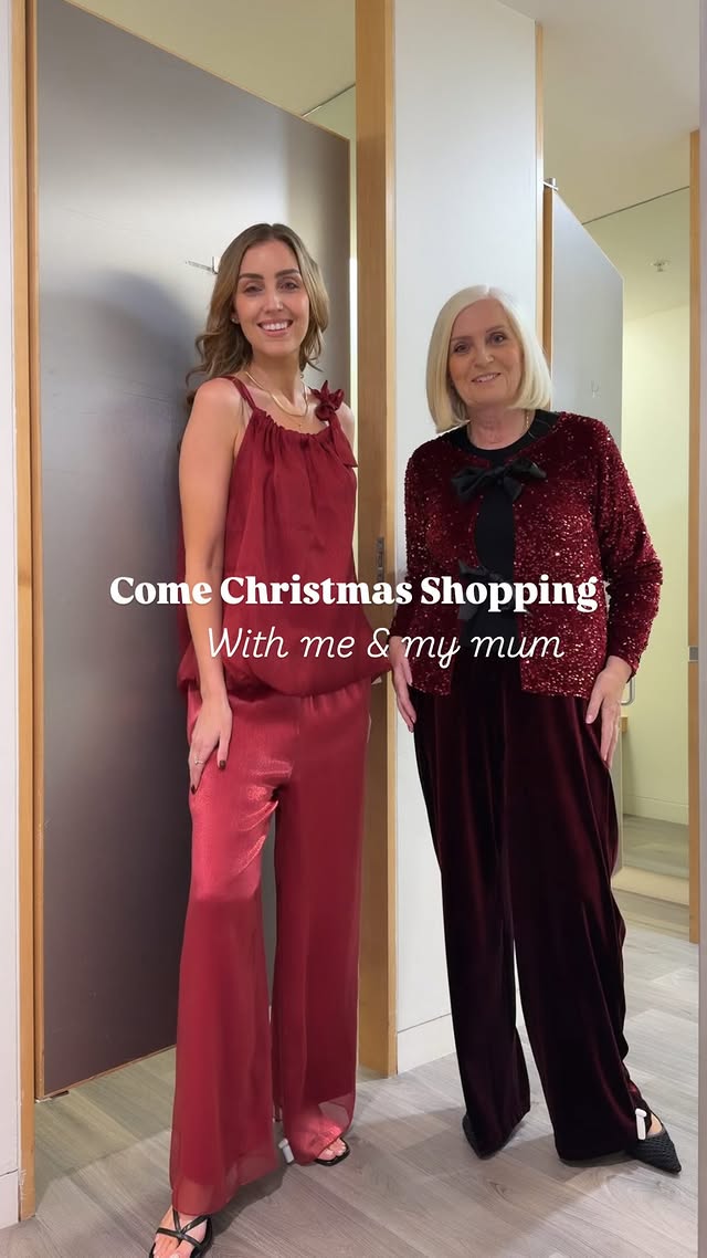 Instagram post by @tara_makeup for Carraig Donn. Caption reads: Me & my fabulous mum popped to @carraig_donn to....