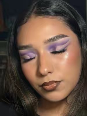 TikTok post by @nyssa.addison for Lilly Lashes. Caption reads: [...] Cosmetics@@LA COLORS Cosmetics@@Lilly Lashes.