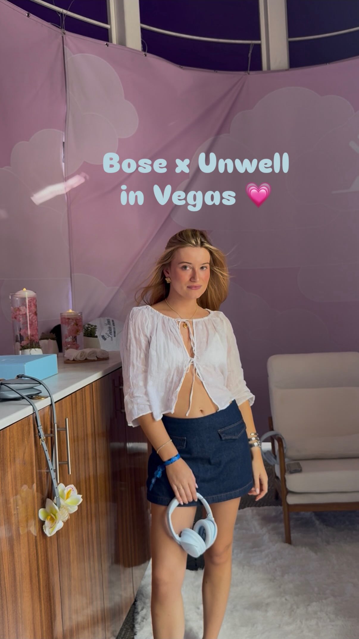 Instagram post by @quincyamorgan for Bose. Caption reads: Had the best time in Vegas thanks to my @bose x....