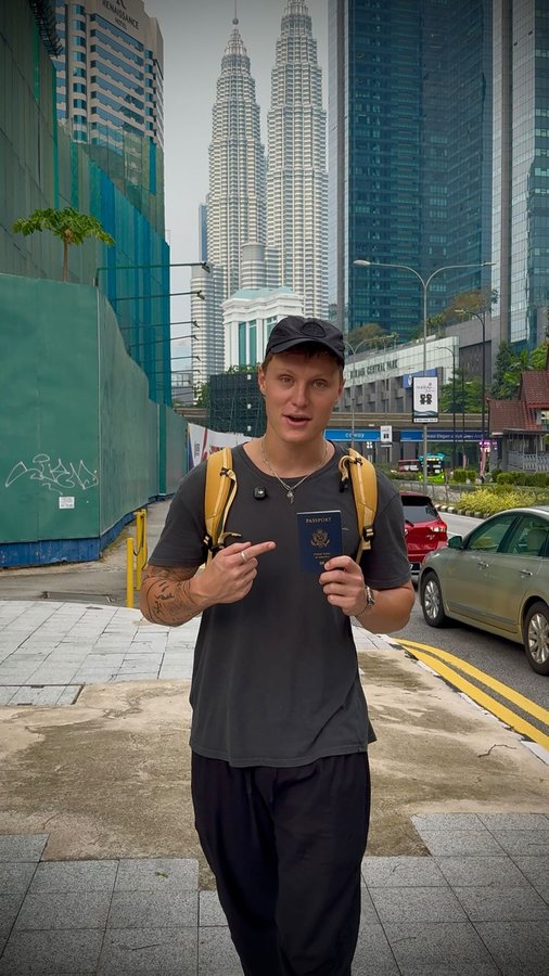 Instagram post by @snydexplores for Surfshark. Caption reads: When INDIA rejects your visa application, you go....