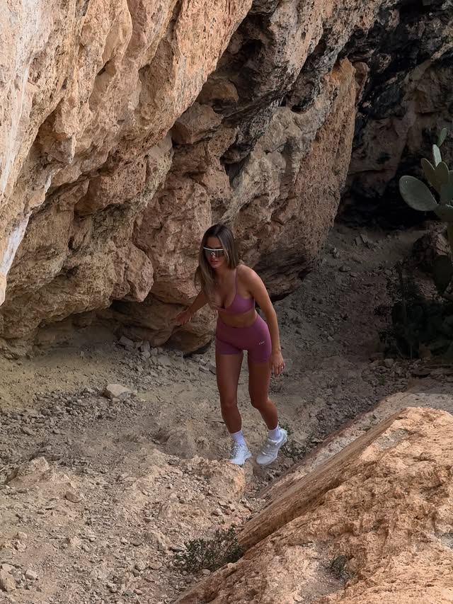 Instagram post by @lovawiderberg for ICANIWILL. Caption reads: hike with @icaniwill - advertisement.