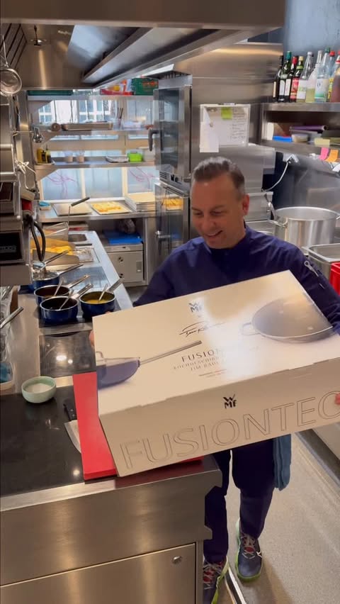 Instagram post by @timraueofficial for WMF. Caption reads: #werbung #ad @wmf_dach @wmf #timraue #Fusiontec.