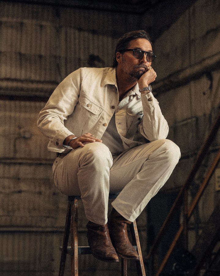 Instagram post by @markaroo for Lee Jeans. Caption reads: The Lee x Buck Mason Westerner Jacket, Pants, and....