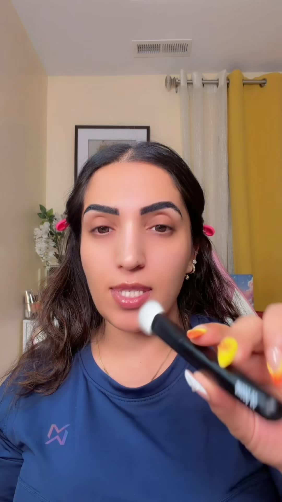 TikTok post by @glowglamwithshugufa for Rephr. Caption reads: Shodō 05 by Rephr you guys, this brush is so....