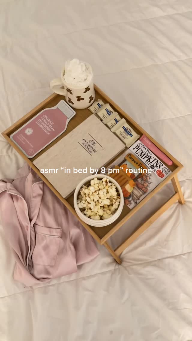 Instagram post by @galiciagordon for The Ordinary. Caption reads: asmr “in bed by 8pm” routine ft. @levoitlifestyle....