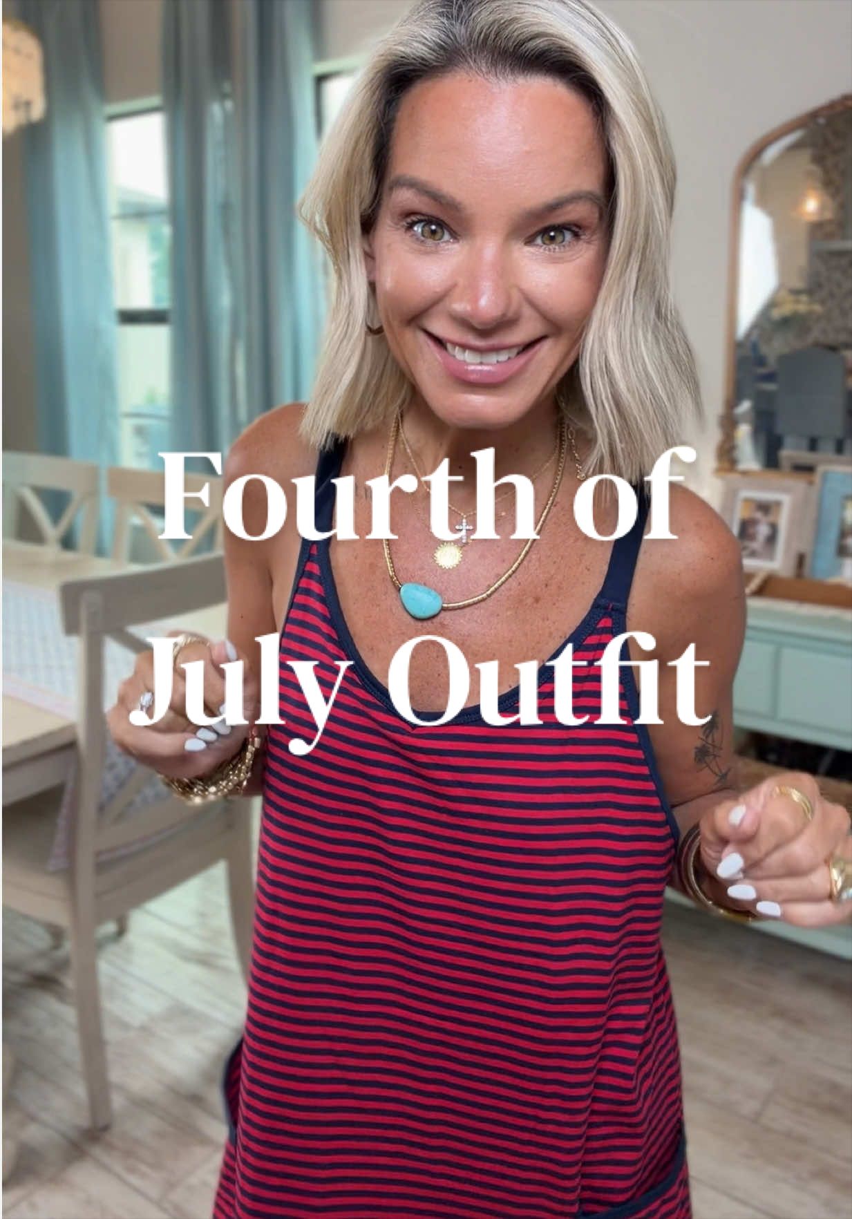 TikTok post by @lannie.cozzie for SCUSTY. Caption reads: [...] and I still want to look cute. 🇺🇸 @SCUSTY....