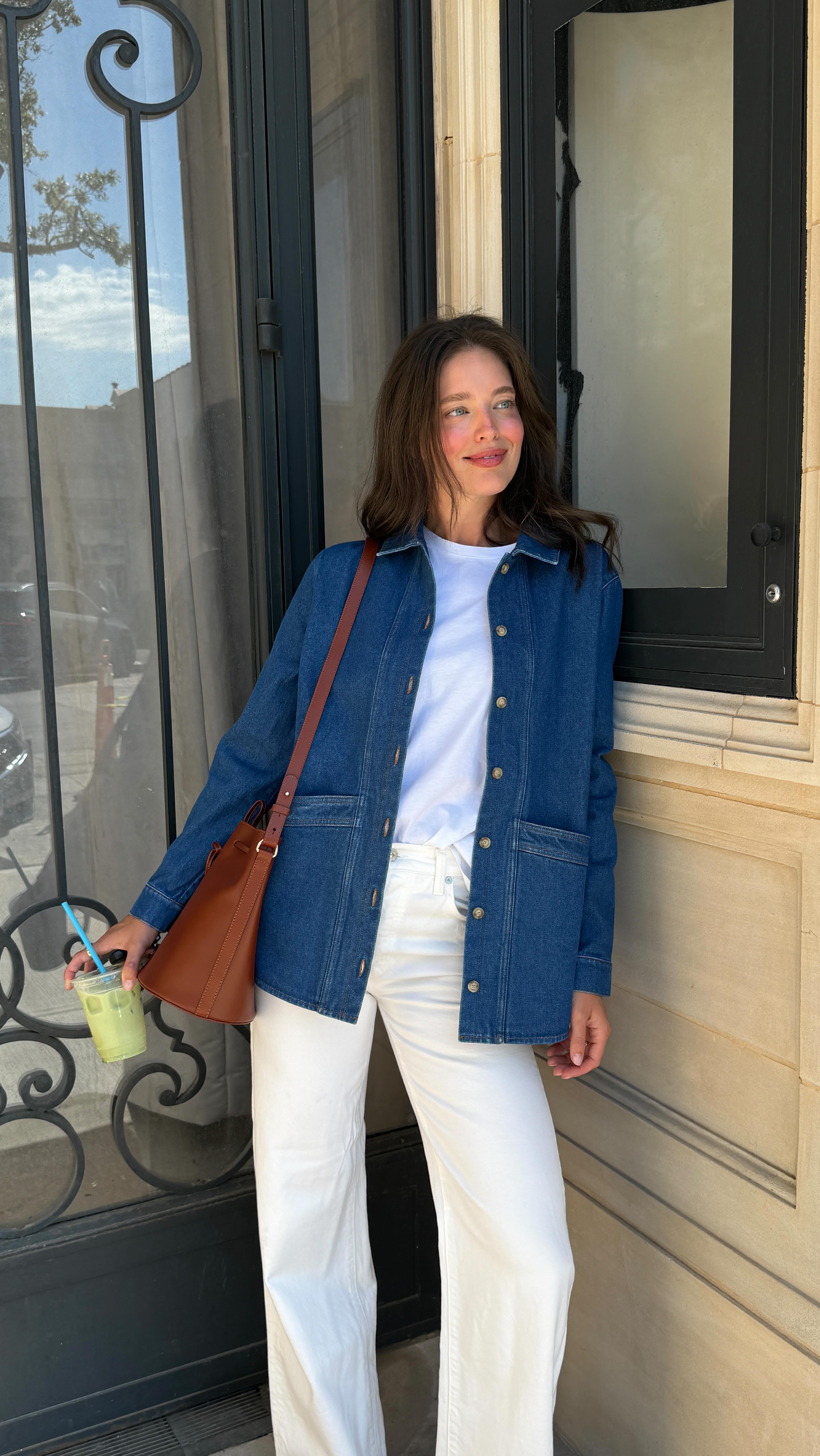 Instagram post by @emilydidonato for Sezane. Caption reads: A new season calls for new fall wardrobe....