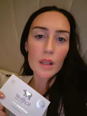 TikTok post by @bystaceytraining for Icy Bear Dental. Caption reads: Bridesmaid prep underway ✨️ Teeth glow up 😬 Using....