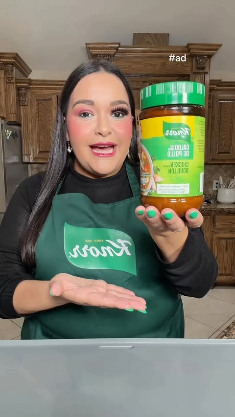 Instagram post by @annette_freckles for Knorr US. Caption reads: I’m excited to partner with @knorr on this grilled....