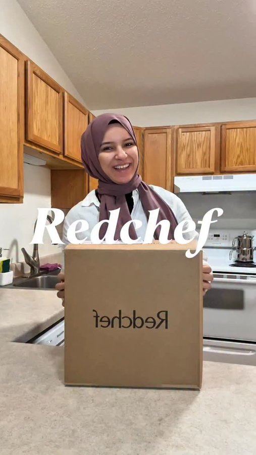 Instagram post by @ugc_zeynep for Redchef Home. Caption reads: ✨ Cooking feels like a total upgrade with my new....