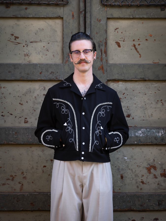 Instagram post by @meks_well for Death Grip Wax. Caption reads: [...] articles for hair and beard at @deathgripwax....