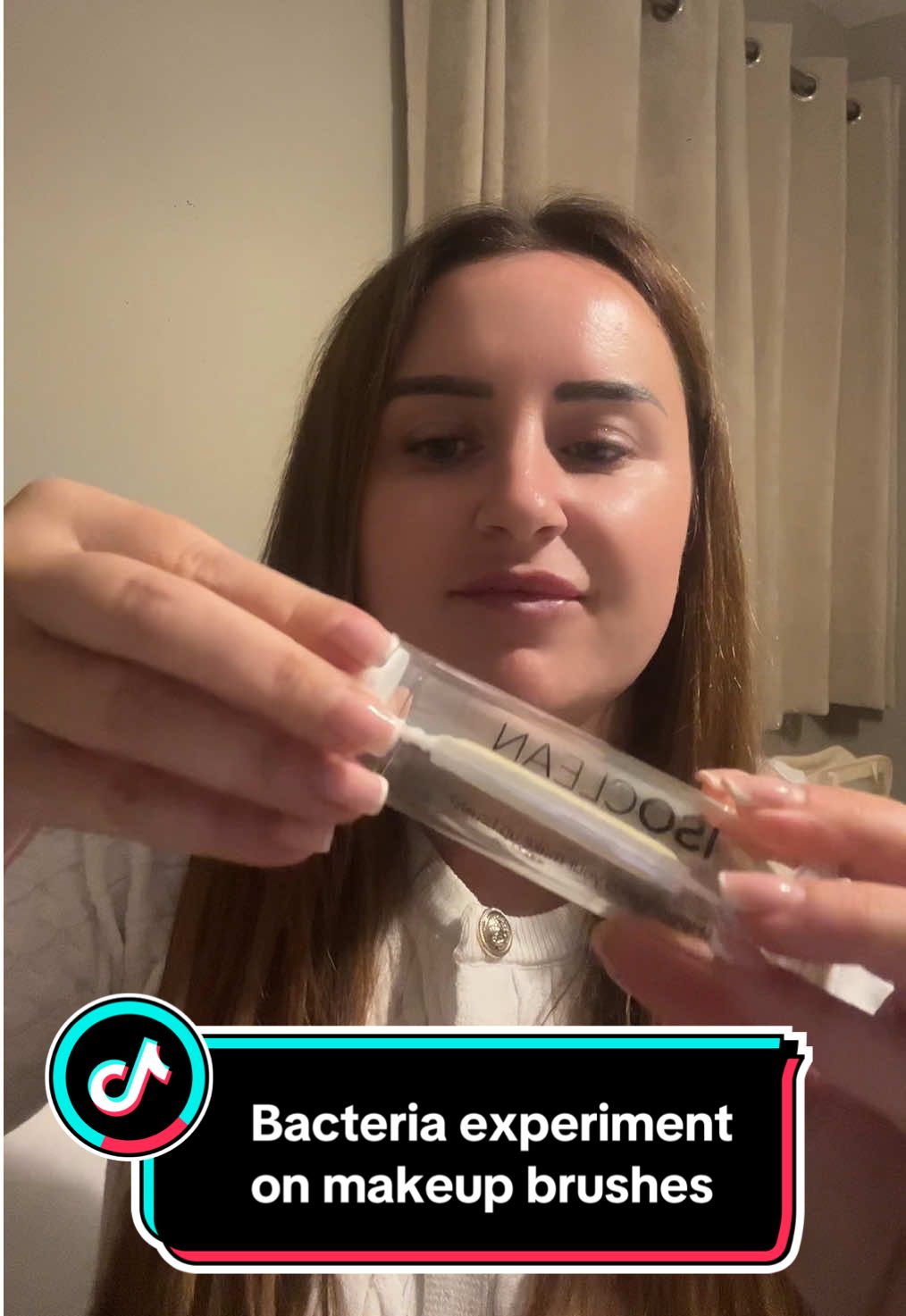 TikTok post by @amykelly2191 for ISOCLEAN. Caption reads: This was filmed in 2 parts hence the outfit....