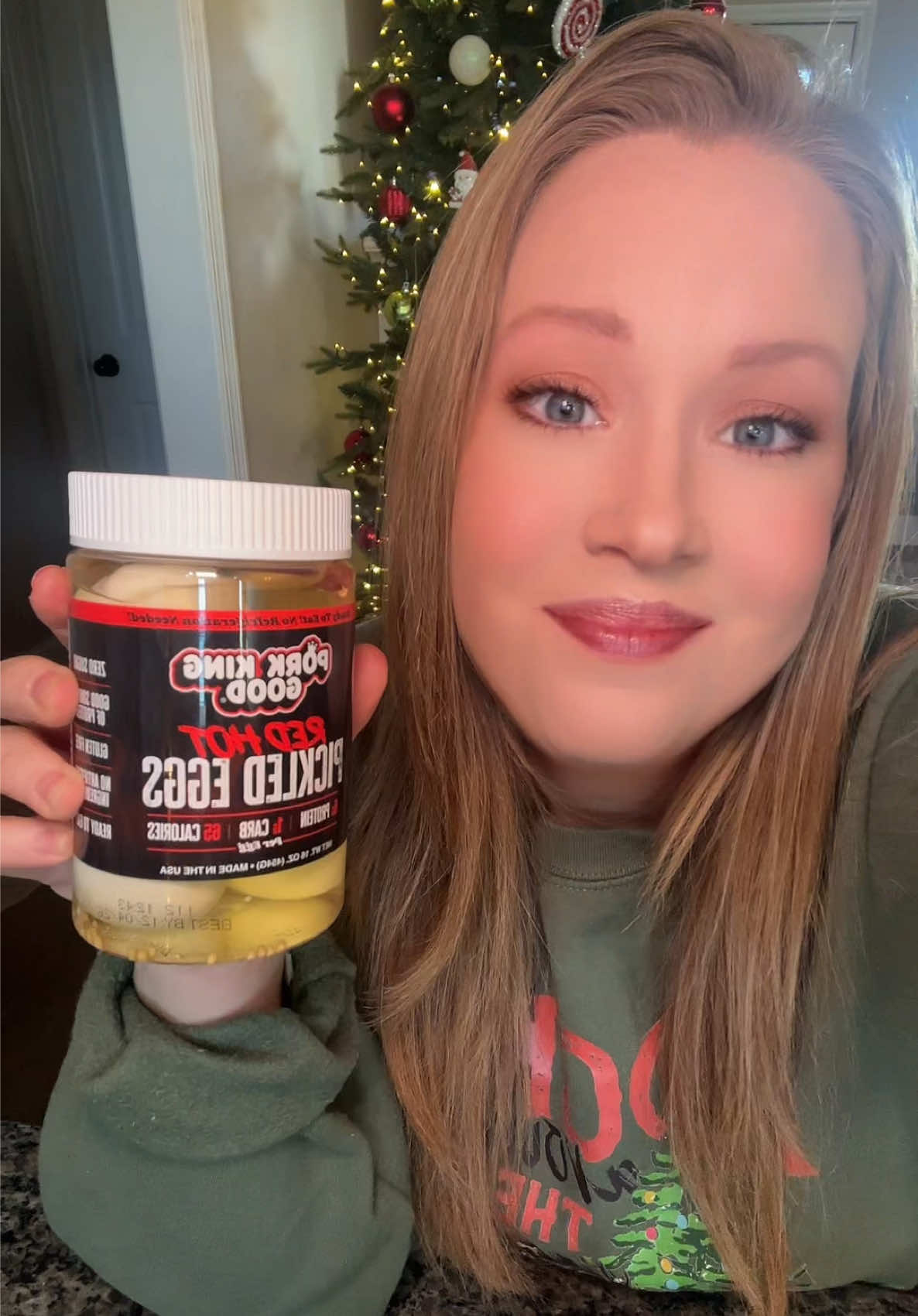 TikTok post by @heyyall_itshannah for Pork King Good. Caption reads: @Pork King Good.