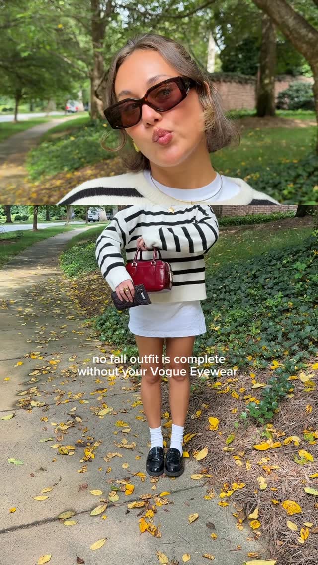 Instagram post by @bethanyschmidt_ for Vogue Eyewear. Caption reads: [...] case gift with purchase of @vogueeyewear....