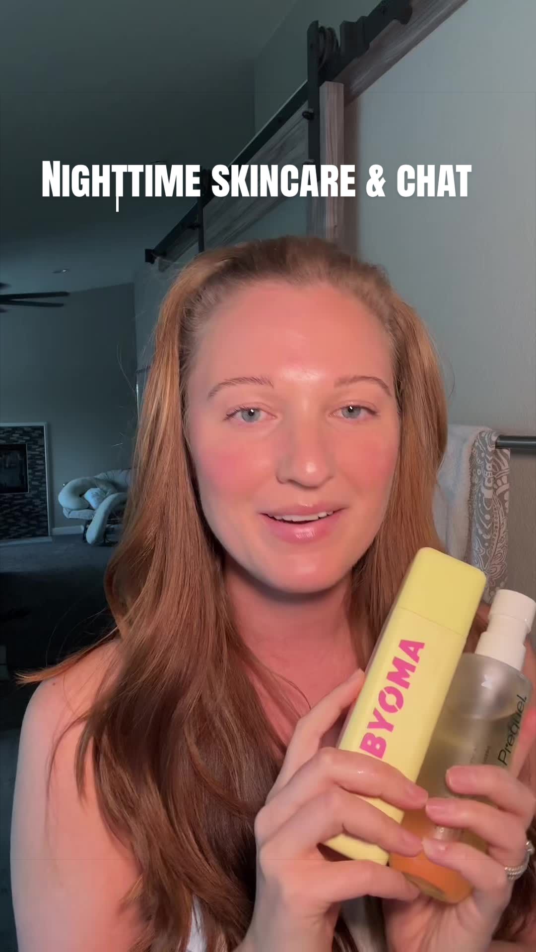 TikTok post by @__whitneyjade for Eadem. Caption reads: [...] Tatcha moisturizer✨ @byoma @Prequelskin....